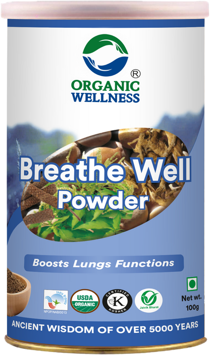 Organic Wellness Breathe Well Powder (100 GM)