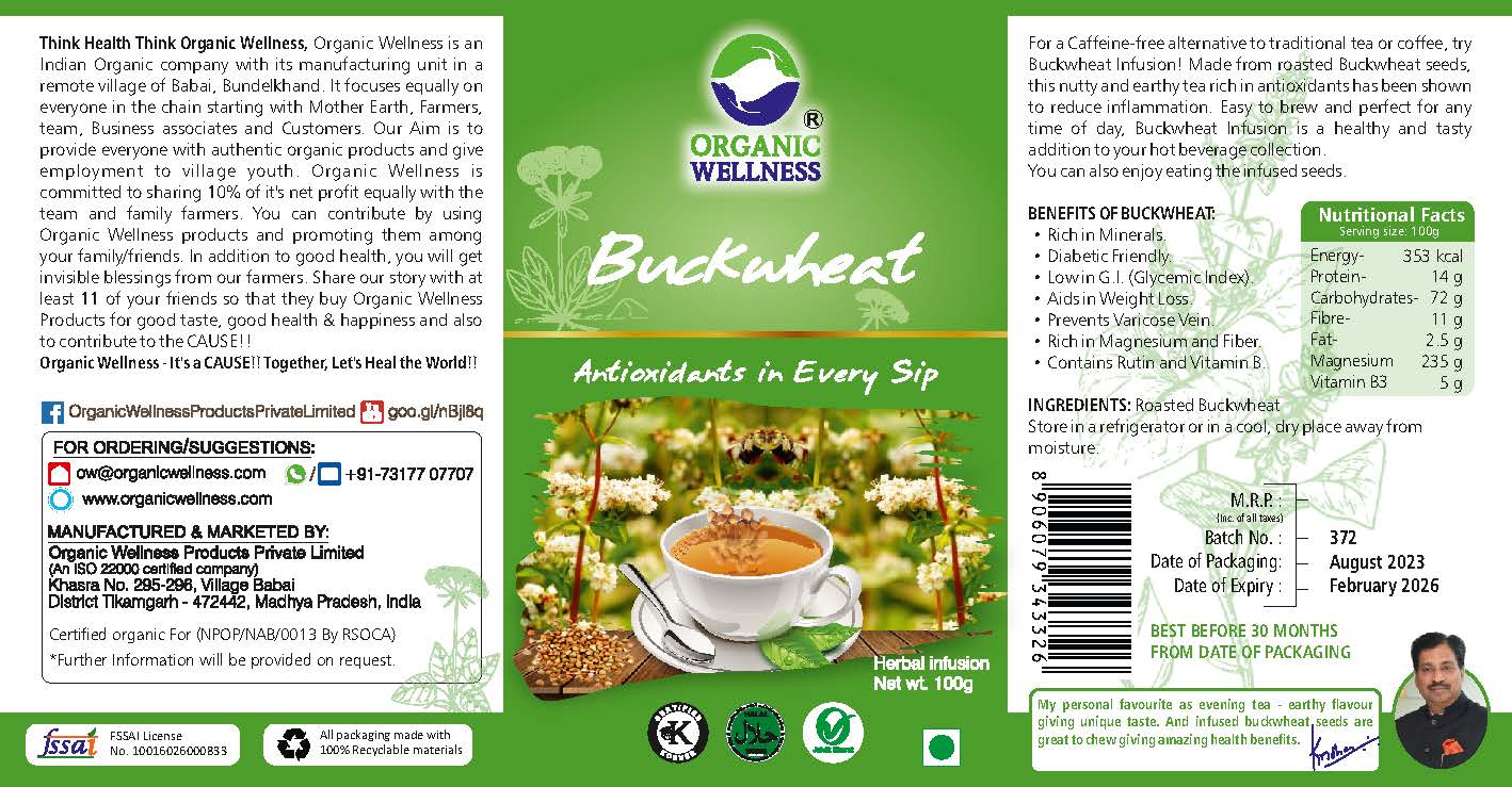 Organic Wellness Buckwheat Tea