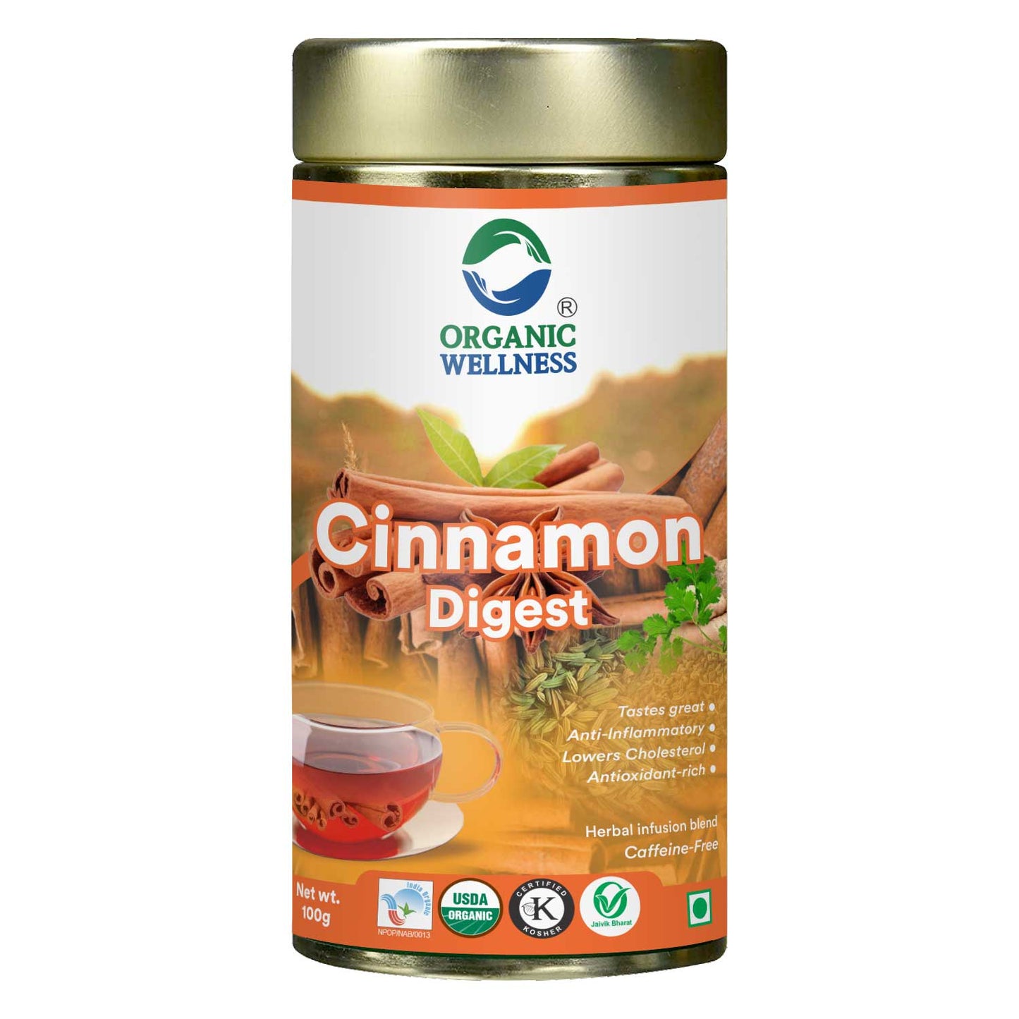 Organic Wellness Cinnamon Digest Tea