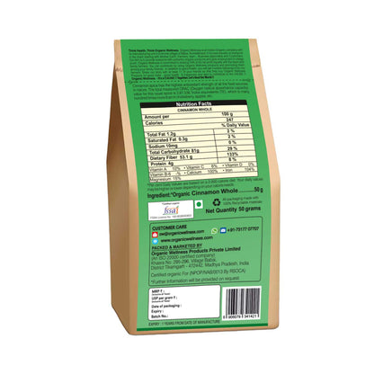 Organic Wellness Cinnamon Whole
