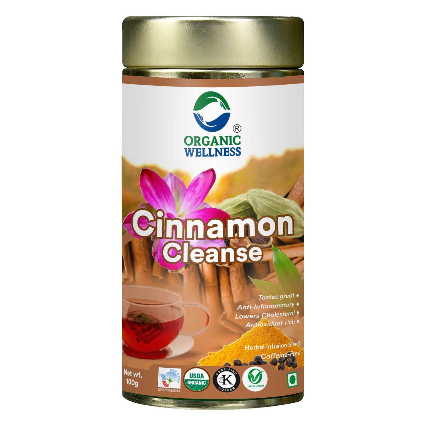 Organic Wellness Cinnamon Cleanse Tea