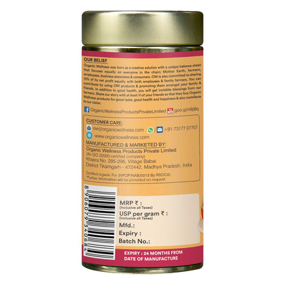 Organic Wellness Cinnamon Indian Rose Tea