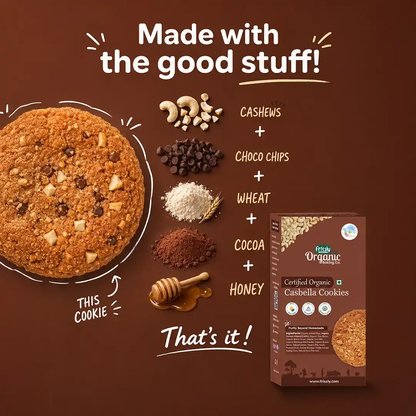 Frissly Organic Casbella Cookie (120 GM)