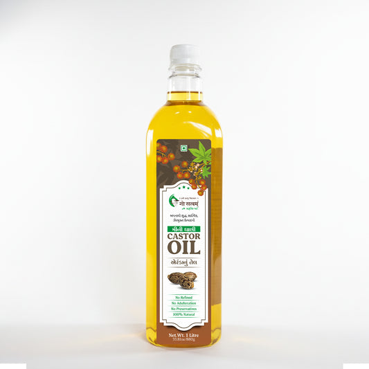 Gosatvam Prakrutik Mart Castor Oil 1 Liter
