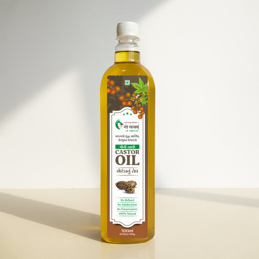 Gosatvam Prakrutik Mart Castor Oil 500 ML
