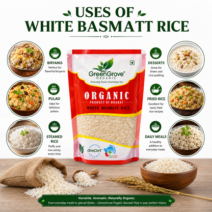 GreenGrove Organic White Basmati Rice
