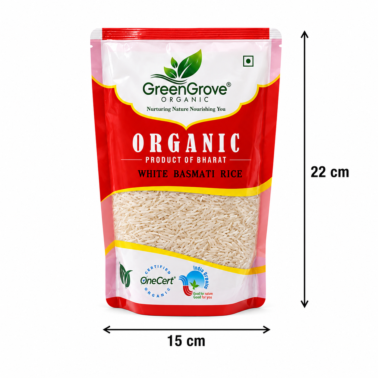 GreenGrove Organic White Basmati Rice