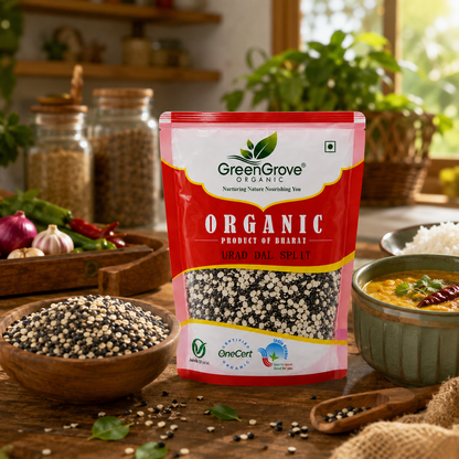 GreenGrove Organic Urad Dal Split (1 KG)
