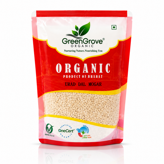 GreenGrove Organic Urad Dal Mogar (1 KG)
