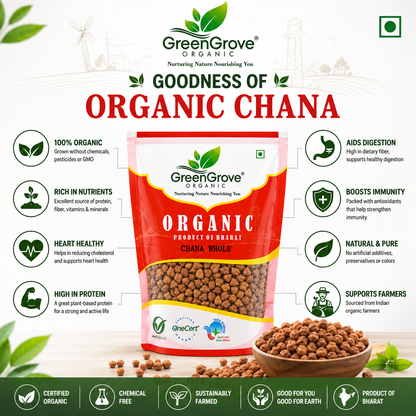 GreenGrove Organic Chana Whole