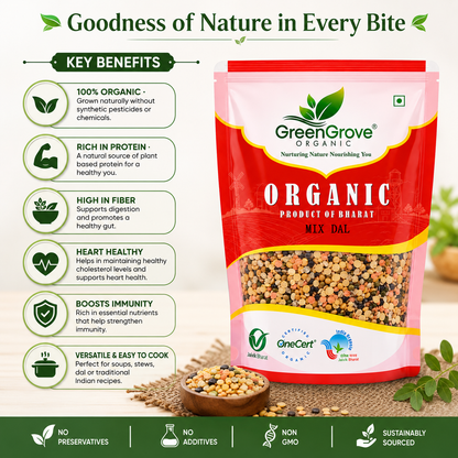 GreenGrove Organic Mix Dal (1 KG)