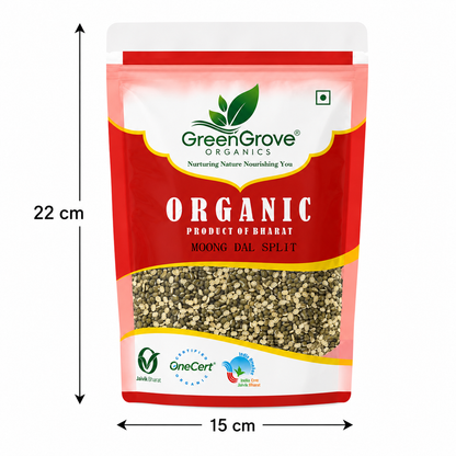 GreenGrove Organic Moong Dal Split (1 KG)