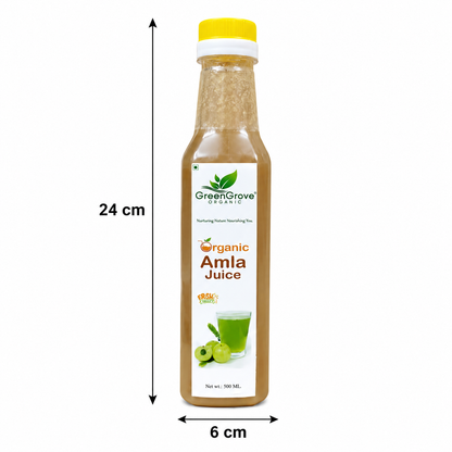 GreenGrove Organic Amla Juice (500 ML) (PACK OF 2)