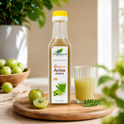 GreenGrove Organic Amla Juice (500 ML) (PACK OF 2)