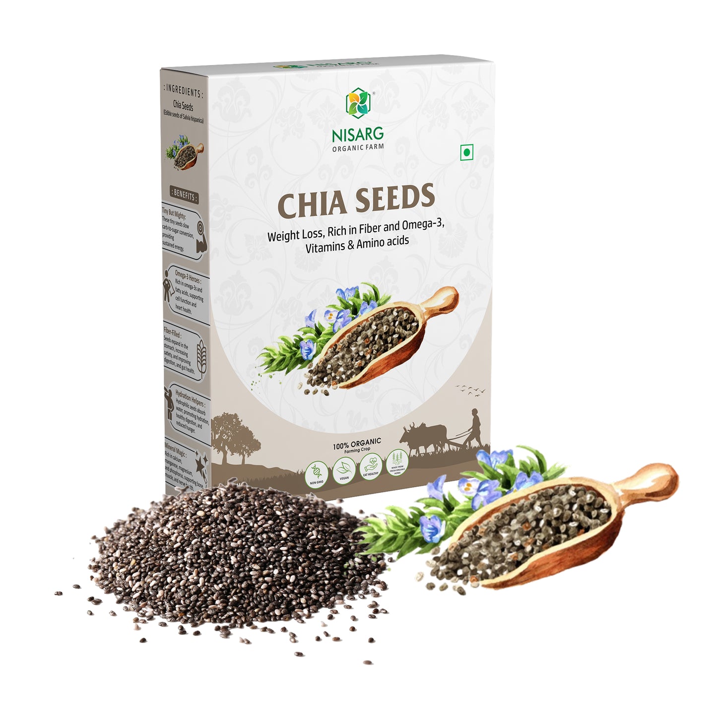 Nisarg Organic Farm Chia Seeds