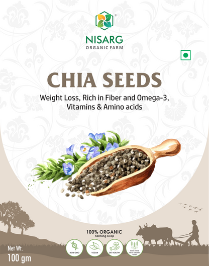 Nisarg Organic Farm Chia Seeds
