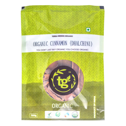 Terra Greens Organic Cinnamon (500 GM)