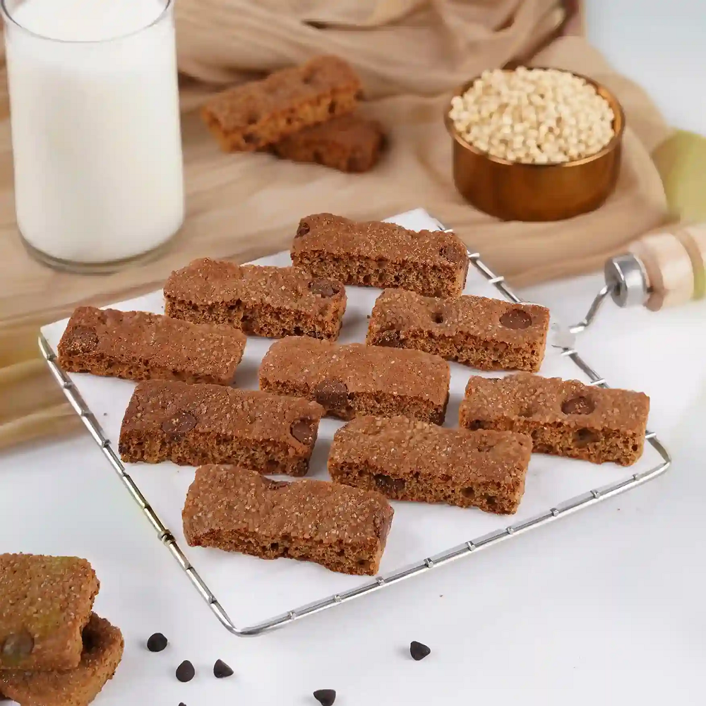Frissly Choco Oat-Jowar Bisco Sticks (120 GM)