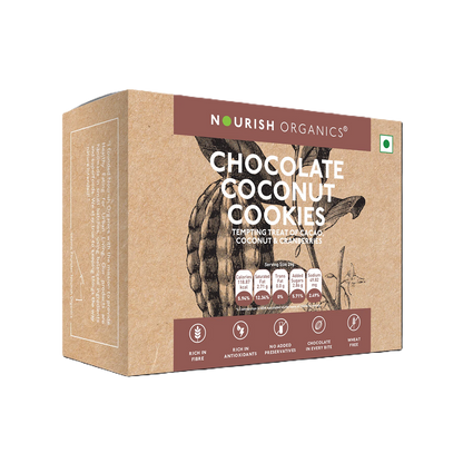 Nourish Organics Chocolate Coconut Cookies (120 GM)