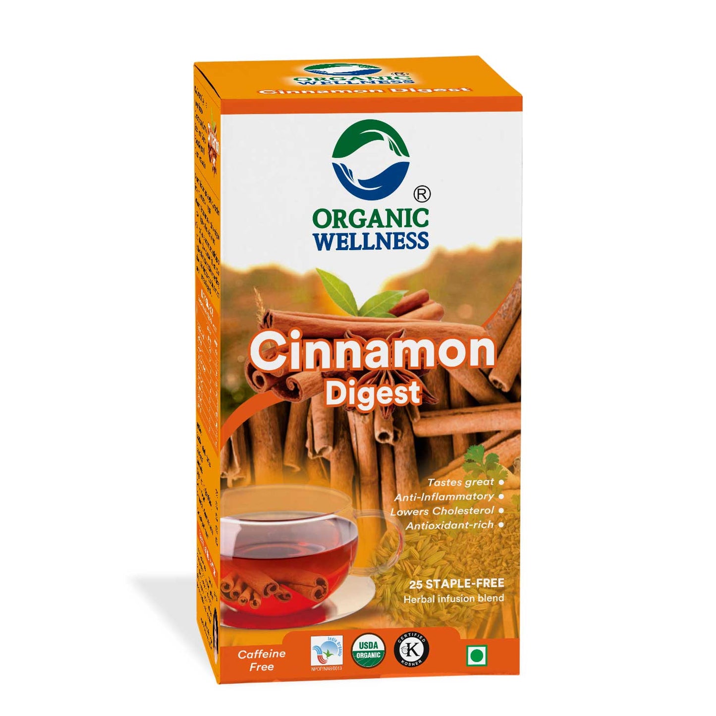 Organic Wellness Cinnamon Digest Tea