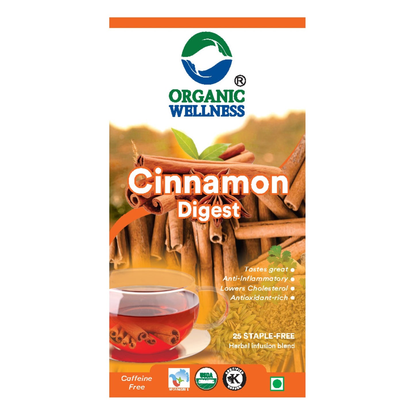 Organic Wellness Cinnamon Digest Tea
