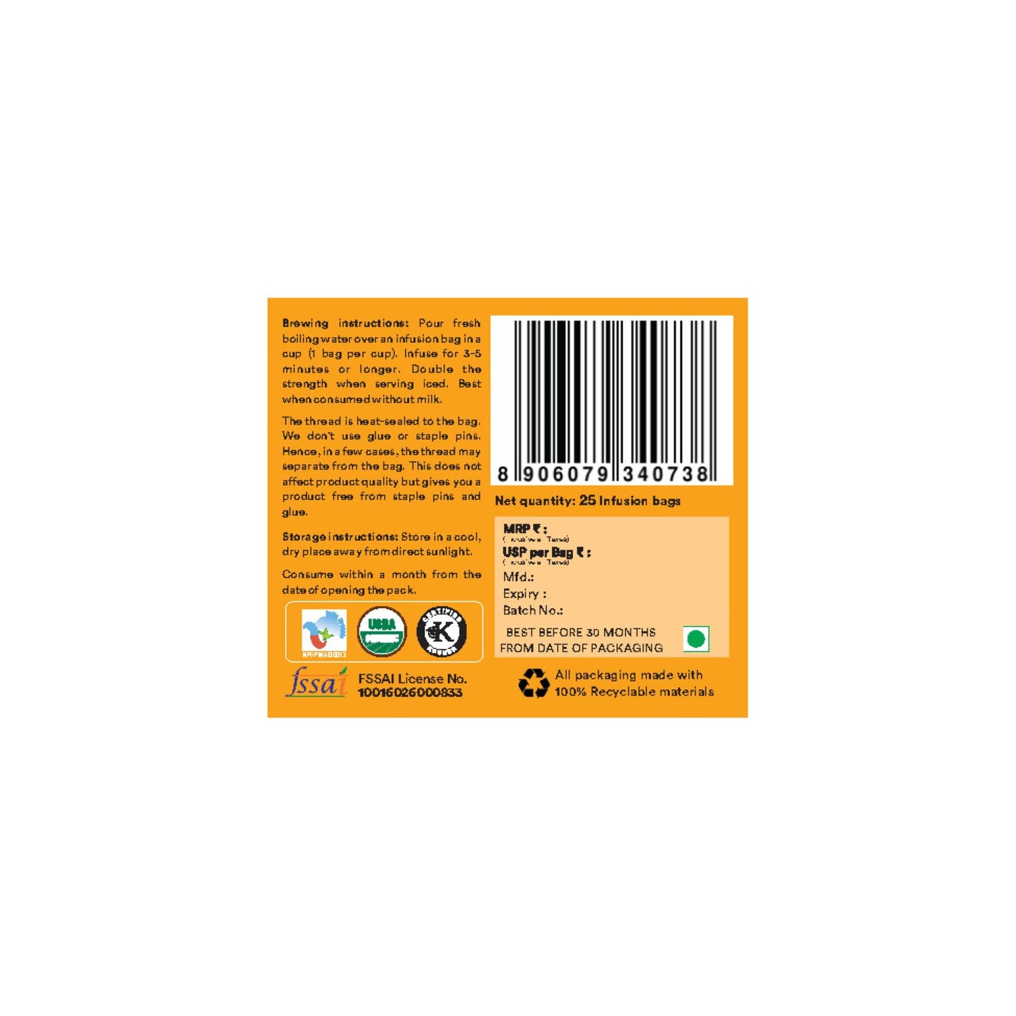 Organic Wellness Cinnamon Digest Tea