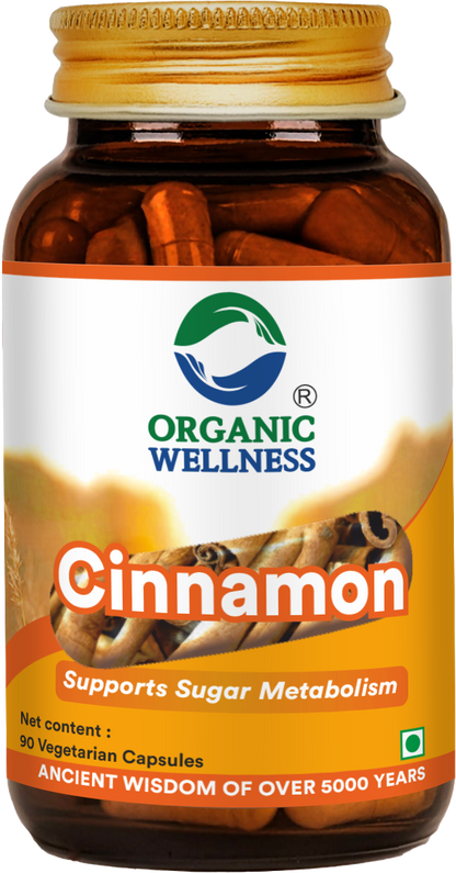 Organic Wellness Cinnamon 90 Capsules