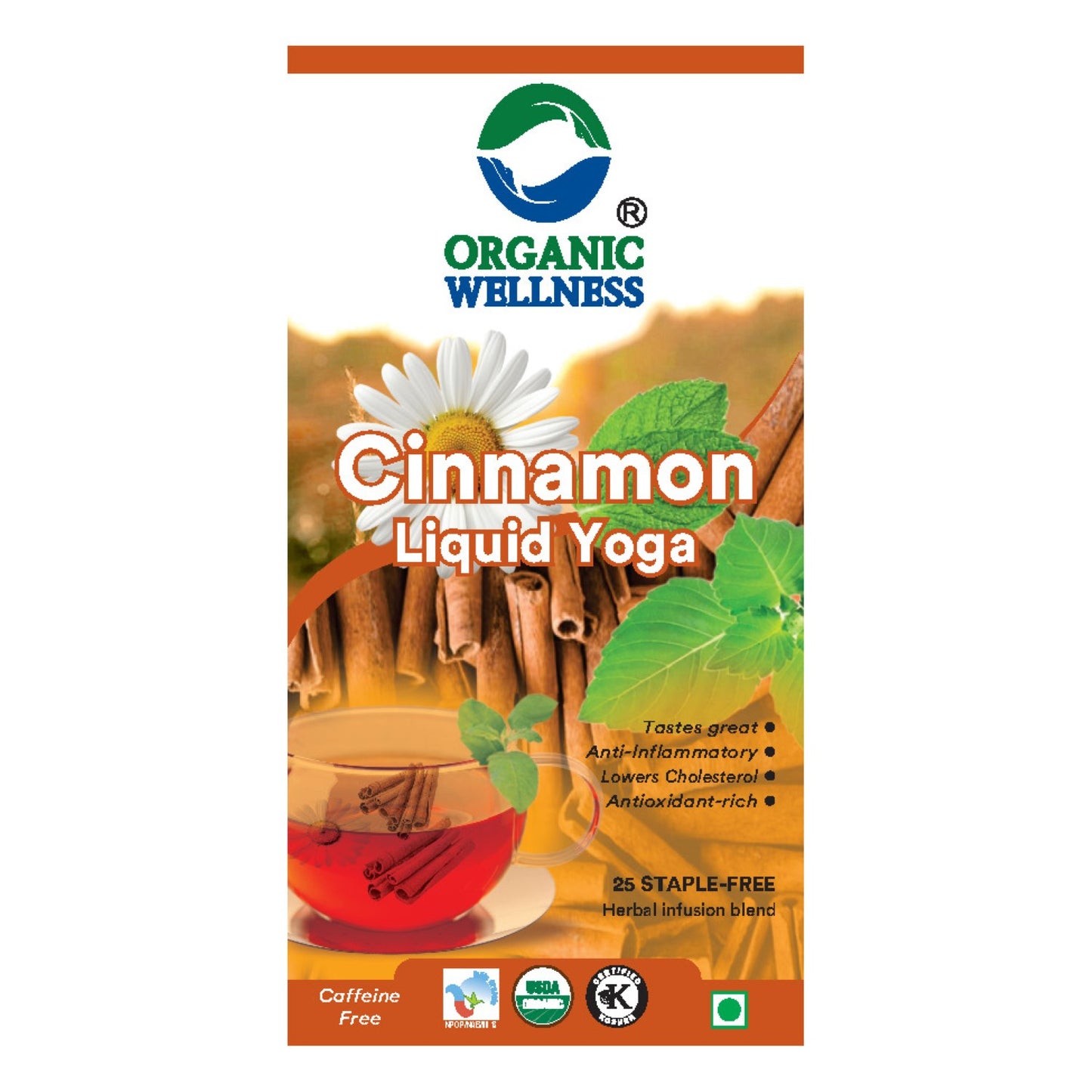 Organic Wellness Cinnamon Liquid Yoga Tea