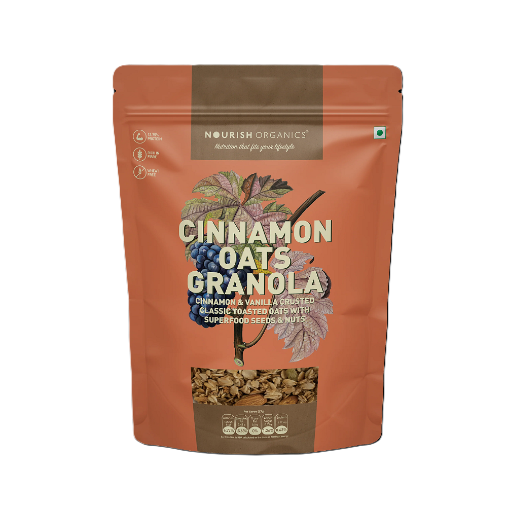 Nourish Organics Cinnamon Oats Granola (270 GM)