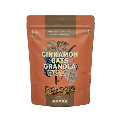 Nourish Organics Cinnamon Oats Granola (270 GM)