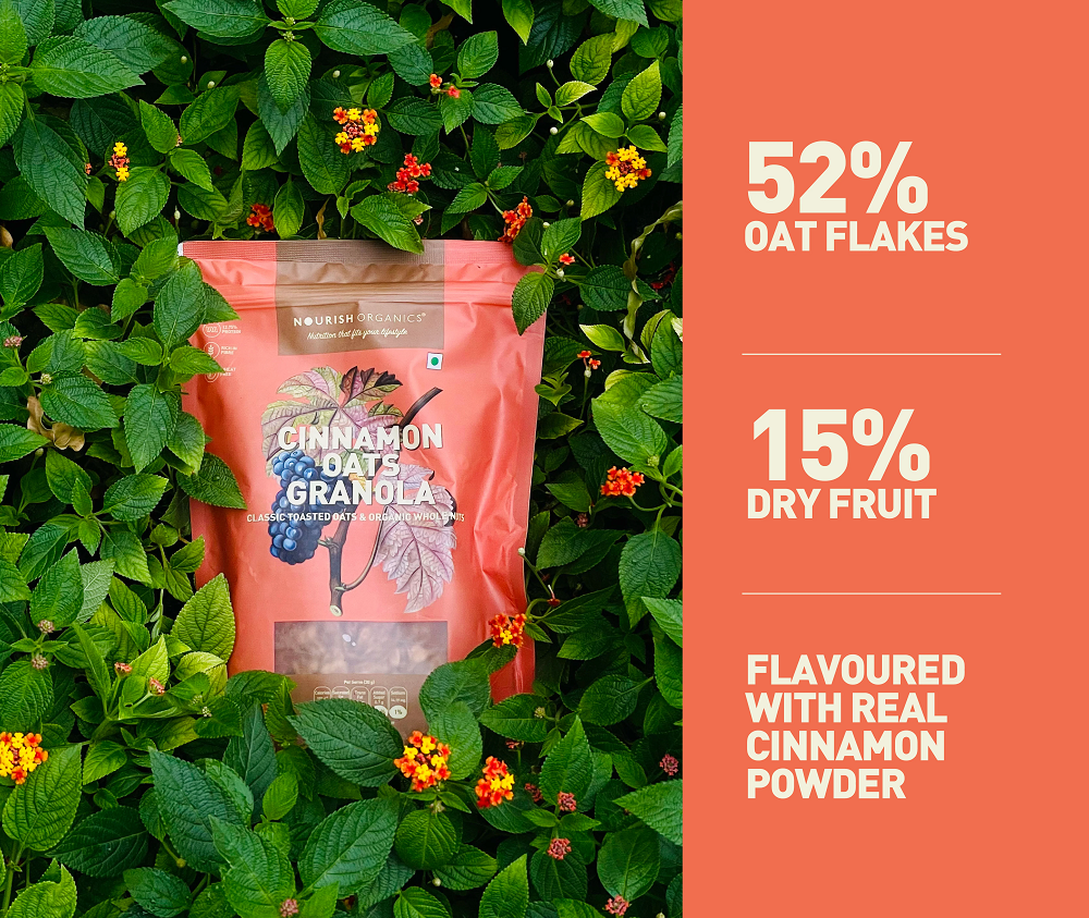 Nourish Organics Cinnamon Oats Granola (270 GM)