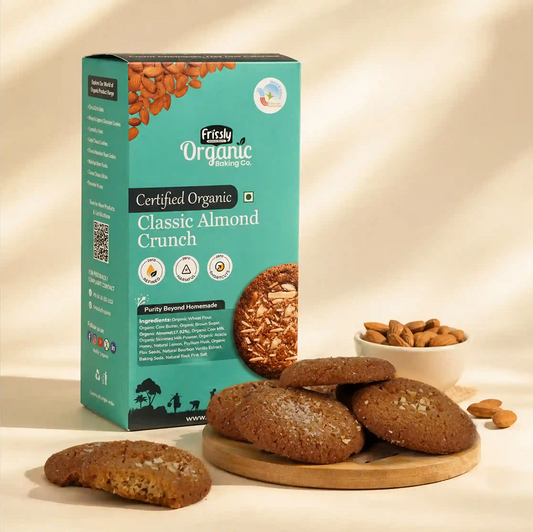 Frissly Organic Classic Almond Crunch (120 GM)