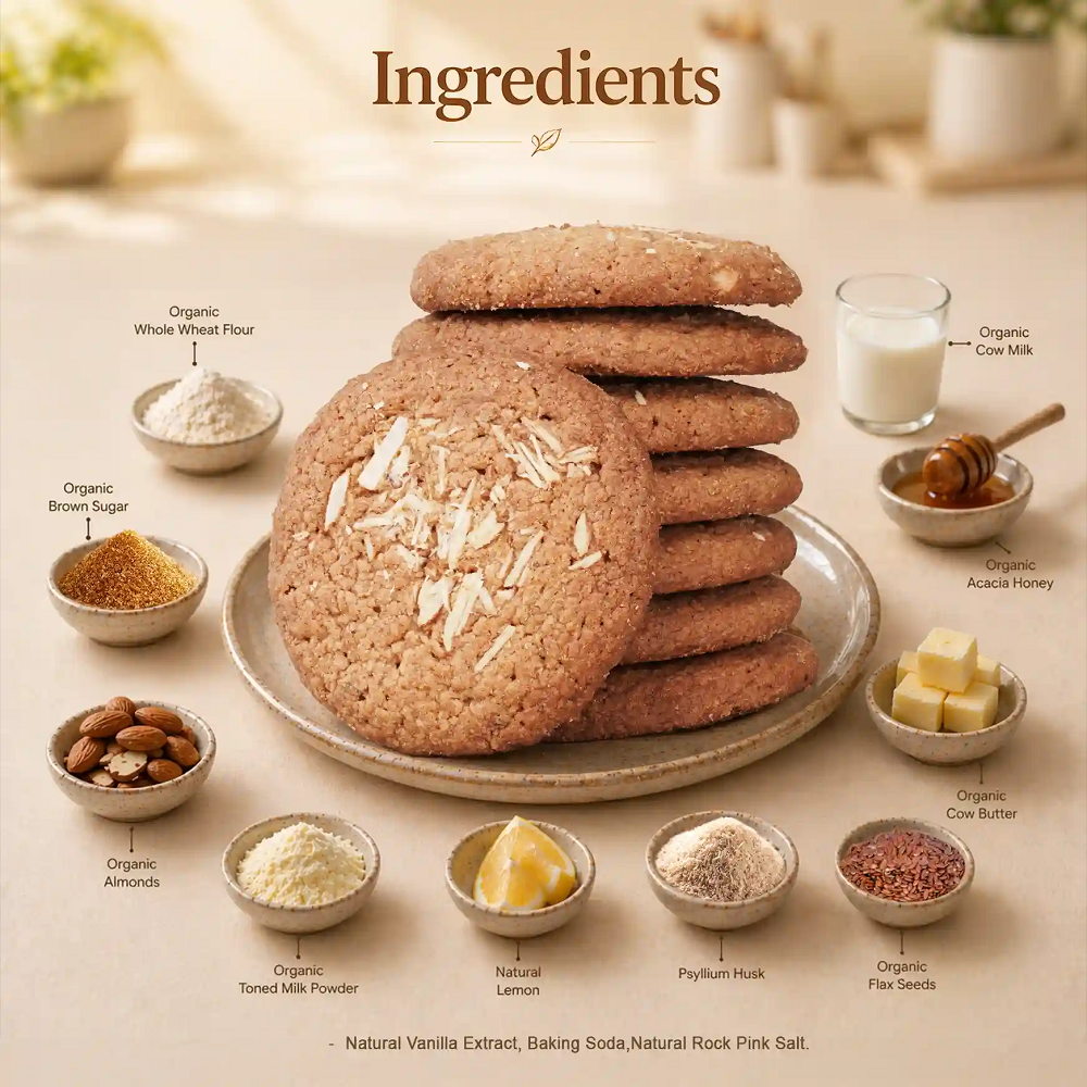 Frissly Organic Classic Almond Crunch (120 GM)