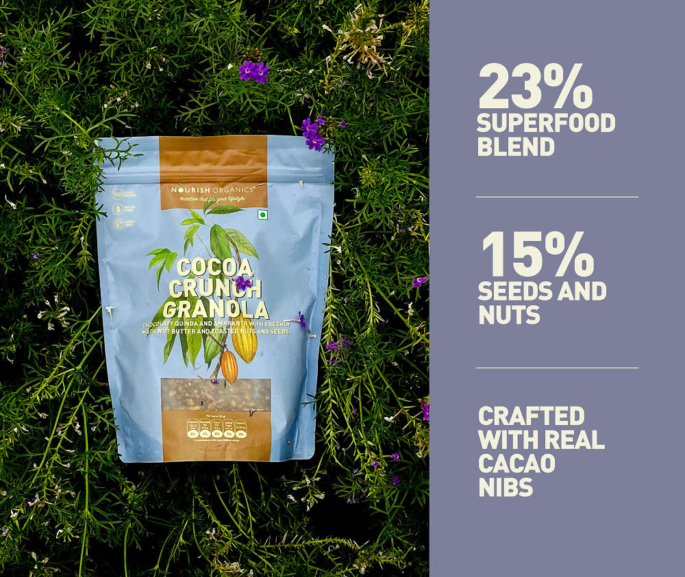 Nourish Organics Cocoa Crunch Granola (270 GM)