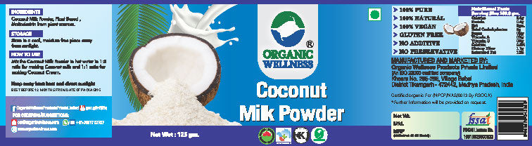 Organic Wellness Coconut Milk Powder