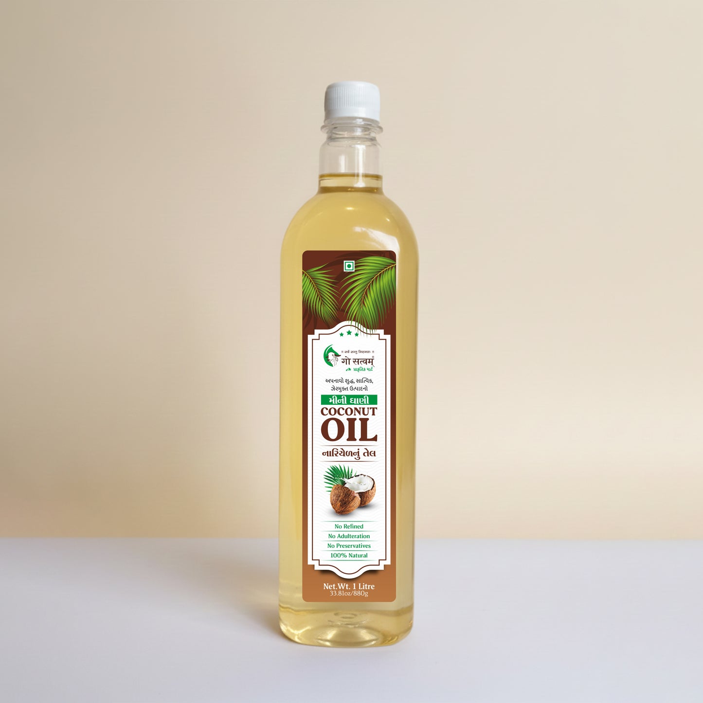 Gosatvam Prakrutik Mart Coconut Oil 1 Liter