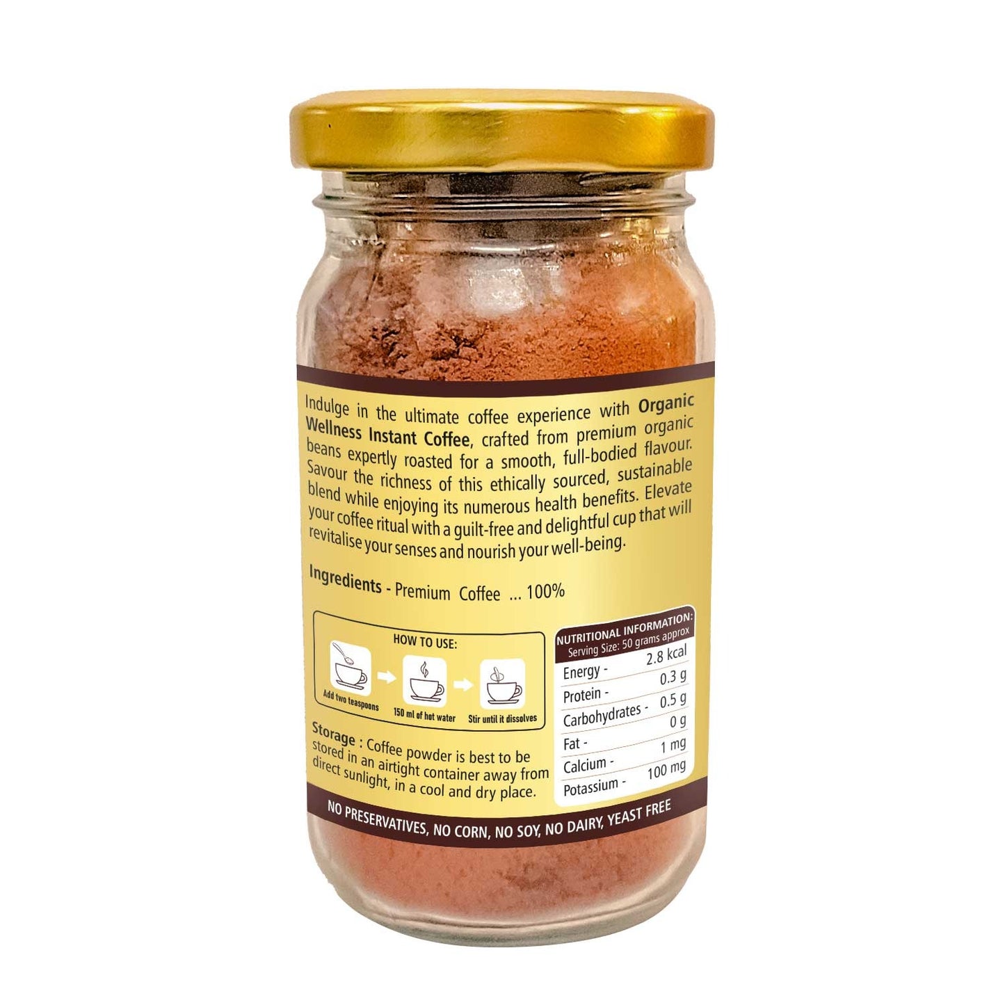 Organic Wellness Instant Coffee Powder