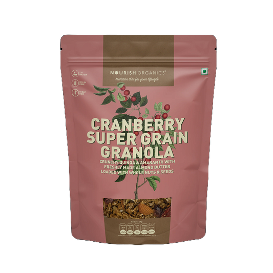 Nourish Organics Cranberry Supergrain Granola (270 GM)