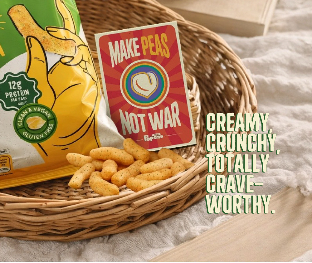 Nourish Organics Cream & Onion Popeas (60 GM)