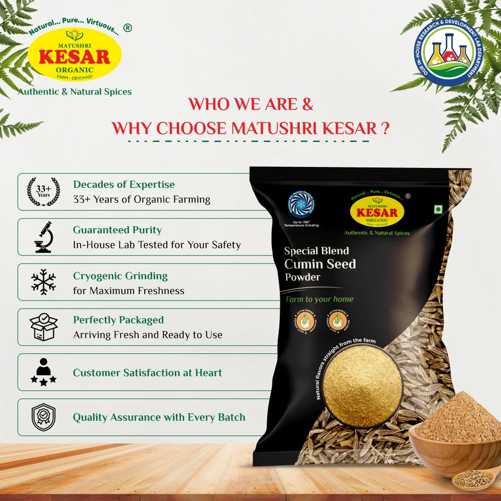 Kesar Organic Cumin Seed Powder