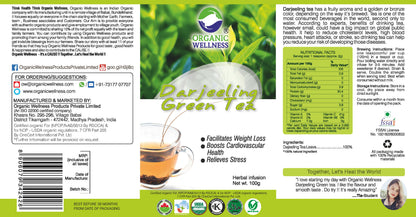 Organic Wellness Darjeeling Green Tea