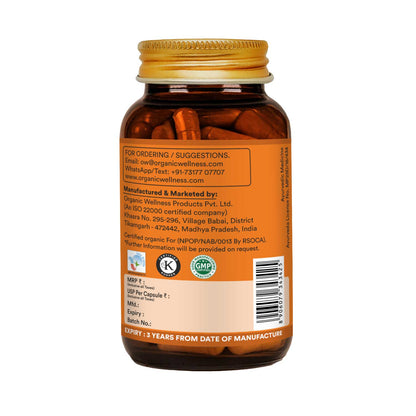 Organic Wellness Daru Haldi 90 Capsules