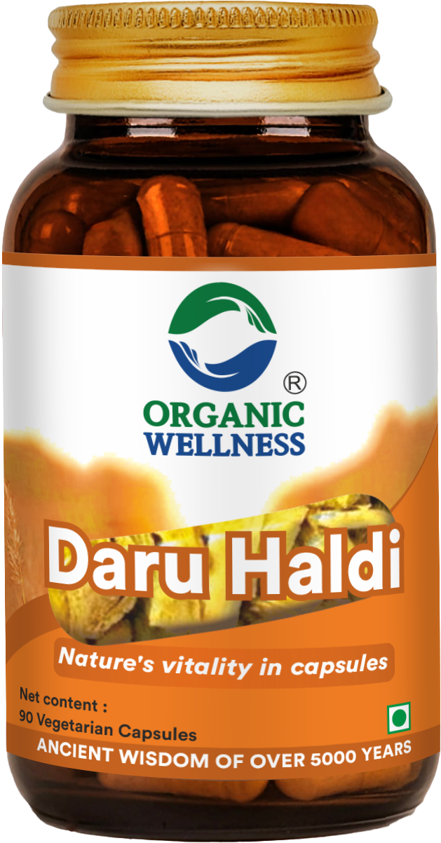 Organic Wellness Daru Haldi 90 Capsules