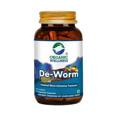 Organic Wellness De Worm 90 Capsules