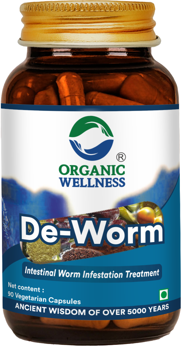 Organic Wellness De Worm 90 Capsules