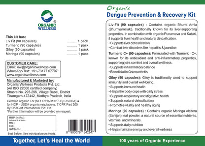 Organic Wellness Dengue Prevention and Recovery Kit