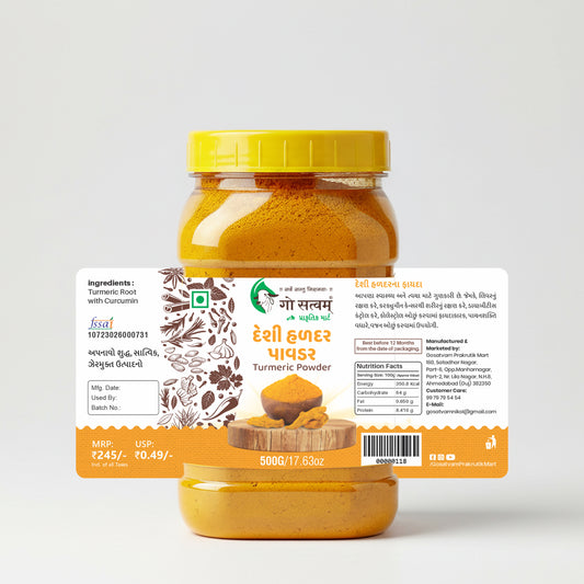 Gosatvam Prakrutik Mart Desi Turmeric Powder