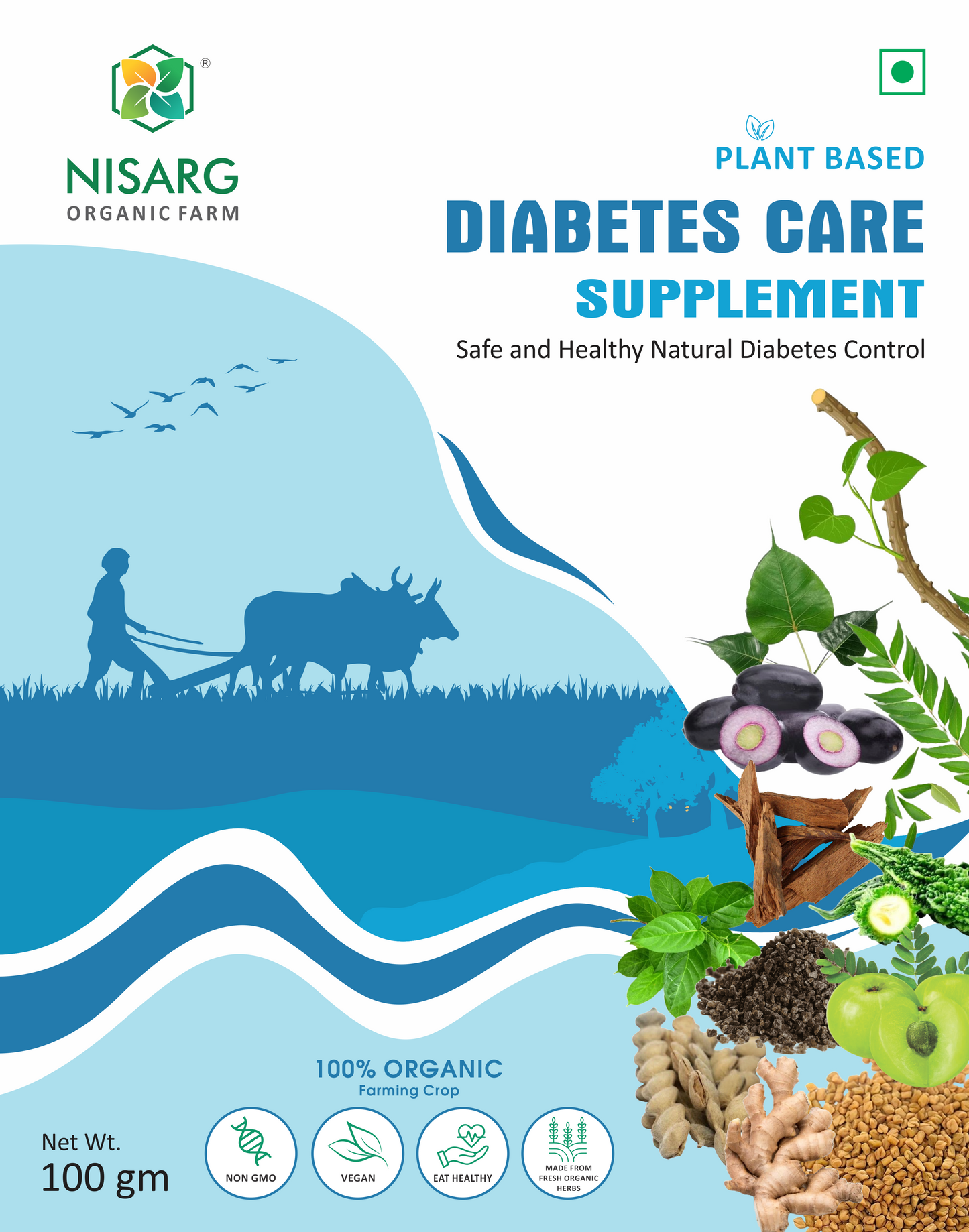 Nisarg Organic Farm Diabetes Care Powder