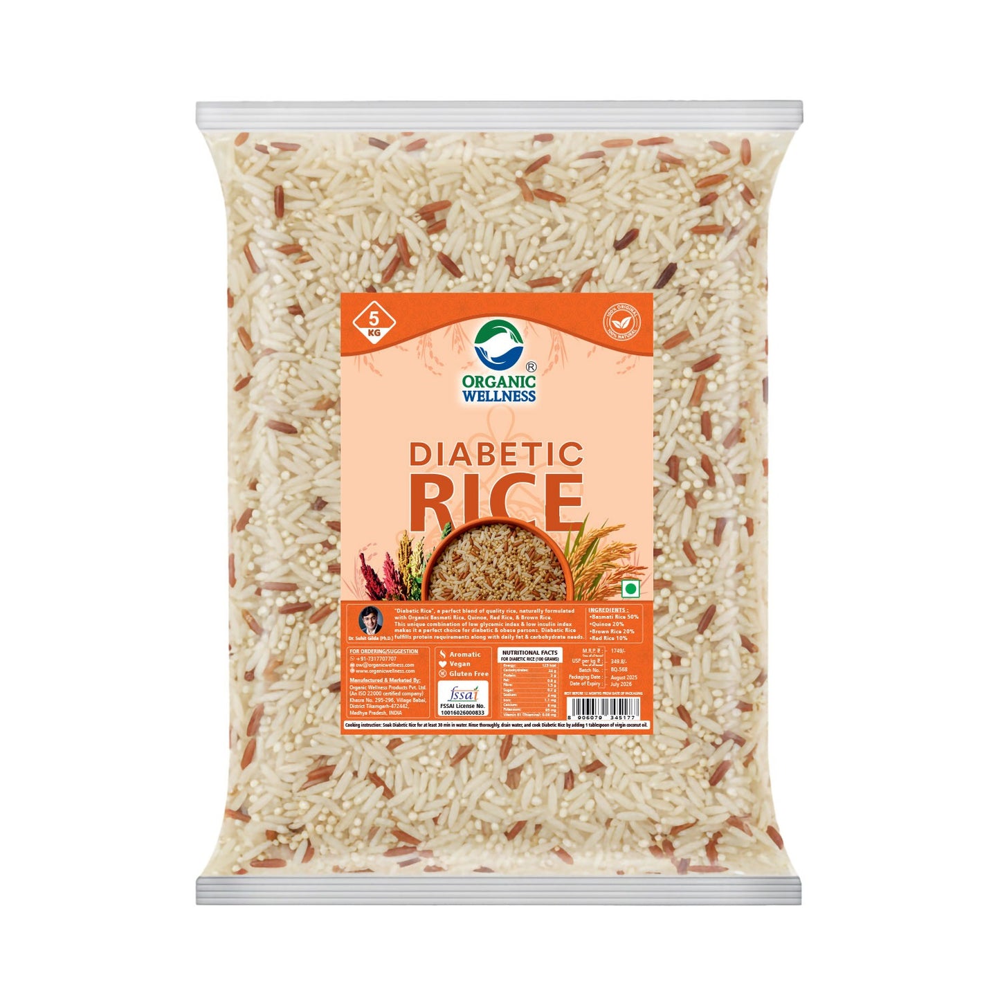 Organic Wellness Diabetic Rice