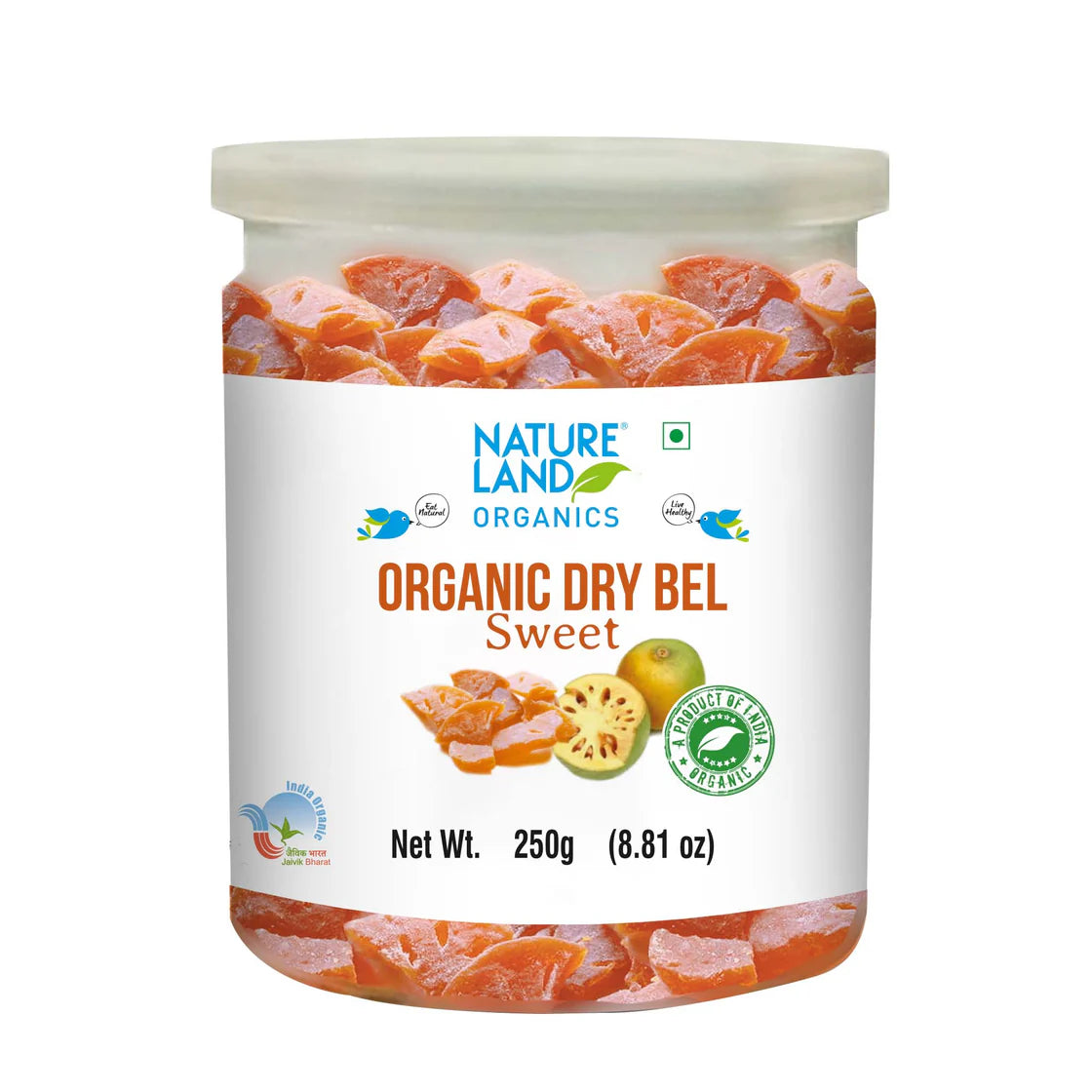 Natureland Organics Bel Candy 250 GM